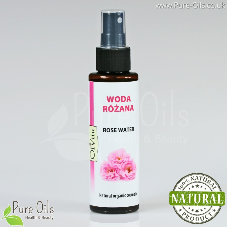 Woda Różana - Naturalny kosmetyk organiczny, Ol'Vita 100 ml