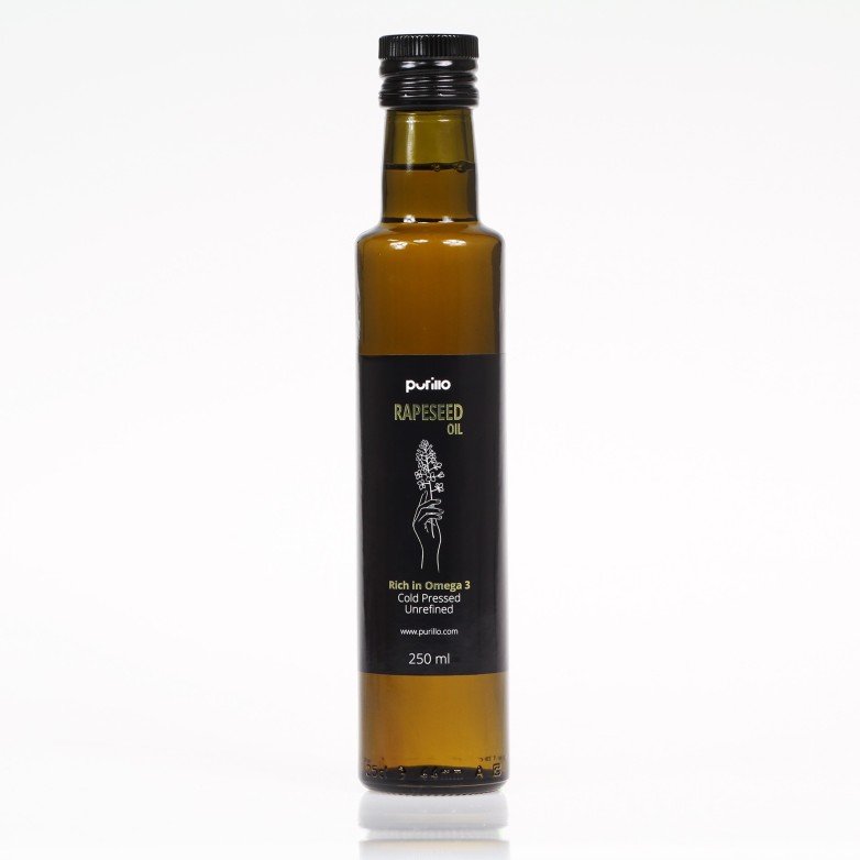 Rapeseed oil, cold-pressed, unrefined - Purillo